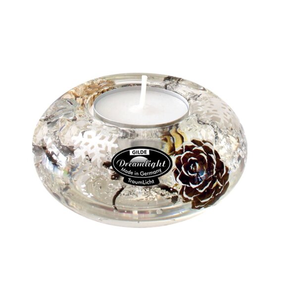 Gilde Other - NWT Made in Germany Handemade Crystal Dreamlight "Winter Story" Candle Holder